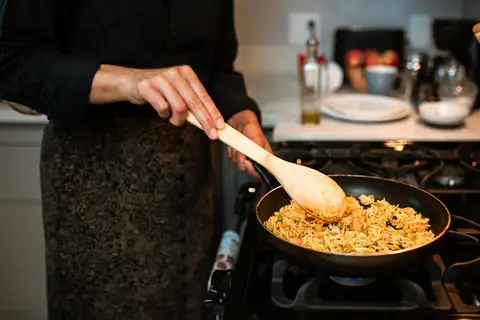 The Scrumptious Palate of Rice With Fried Eggs