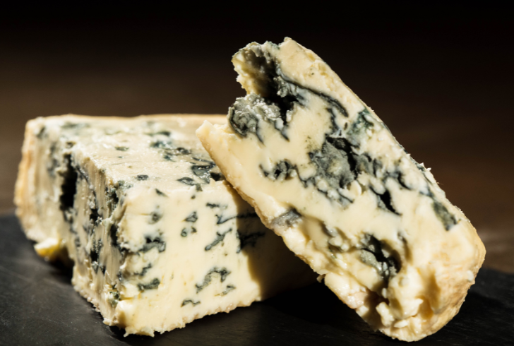 Assorted mild blue cheeses